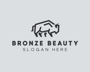 Wild Bison Animal logo design