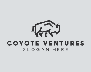 Wild Bison Animal logo design