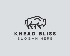 Wild Bison Animal logo design