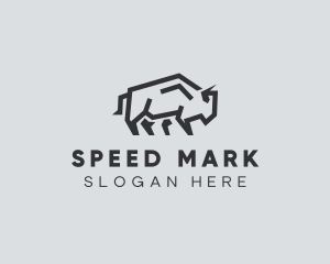 Wild Bison Animal logo design