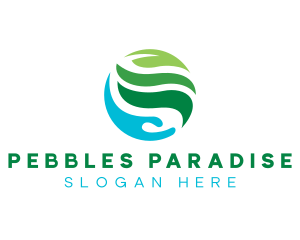 Pebbles - Eco Sphere logo design