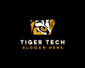 Wild Tiger Eye logo design