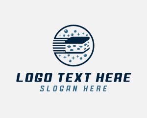 Emblem - Clean Sponge Sanitation logo design