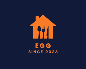 House Hunting - Home Kitchen Utensils logo design