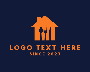 Cutlery - Home Kitchen Utensils logo design