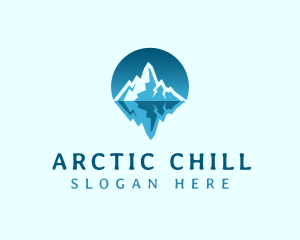 Natural Ice Mountain logo design