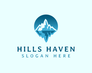 Natural Ice Mountain logo design