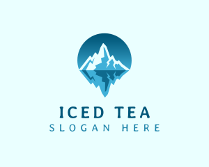 Natural Ice Mountain logo design