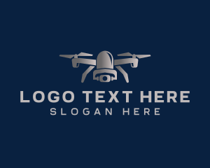 Photo - Drone Tech Surveillance logo design