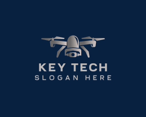 Drone Tech Surveillance logo design