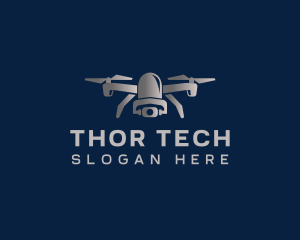 Drone Tech Surveillance logo design