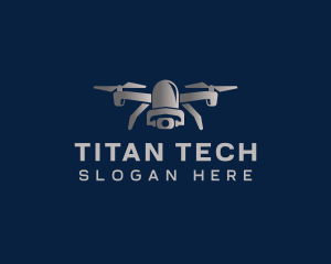 Drone Tech Surveillance logo design