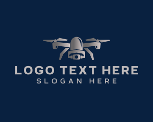 Vlogger - Drone Tech Surveillance logo design