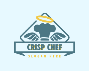 Angel Wing Chef logo design