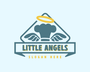 Angel Wing Chef logo design