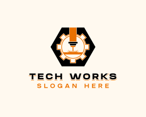 Laser Engraving Machinery logo design