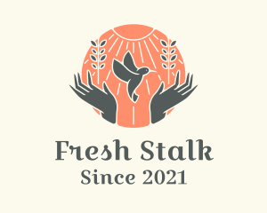 Stalk - Dove Welfare Charity logo design