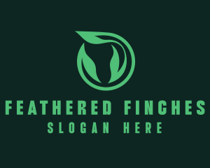 Eco Natural Leaf  logo design