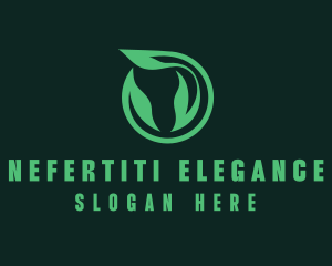 Eco Natural Leaf  logo design