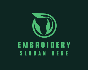 Eco Natural Leaf  logo design