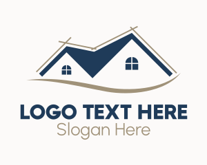 Home Lease - House Builder Architect logo design