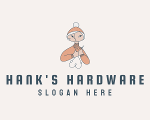 Hank - Woman Crochet Tailor logo design