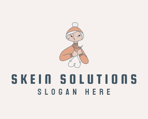 Skein - Woman Crochet Tailor logo design