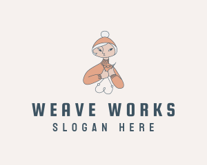 Loom - Woman Crochet Tailor logo design