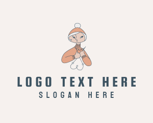 Loom - Woman Crochet Tailor logo design