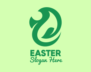 Vegan - Environmental Green Leaf logo design