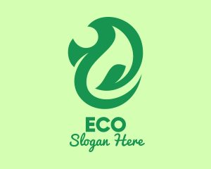 Environmental Green Leaf logo design