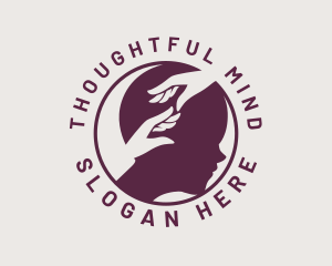 Hand Wellness Mind logo design