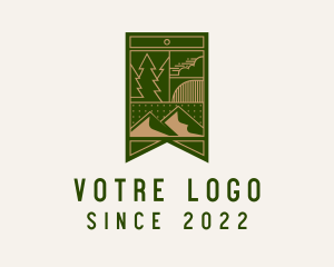 Tourism - Mountain Bookmark Outdoor logo design