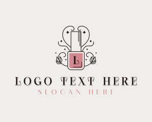 Compact Powder - Beauty Styling Salon logo design