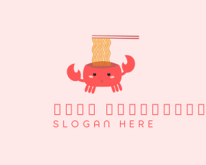 Mascot - Crab Noodle Soup logo design