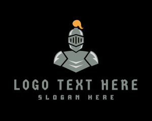 Character - Medieval Knight Armor logo design