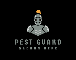 Medieval Knight Armor logo design