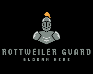 Medieval Knight Armor logo design