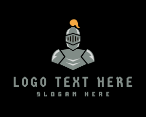 Medieval Knight Armor Logo