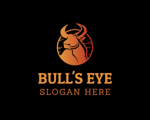 Western Bull Ranch logo design