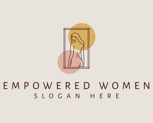 Women Body Portrait logo design