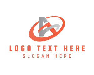 Letter A - Automotive Orbit Startup logo design