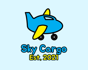 Baby Toy Airplane  logo design