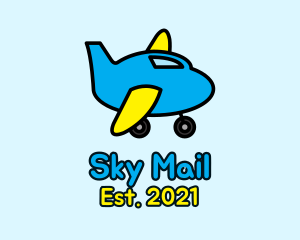 Baby Toy Airplane  logo design