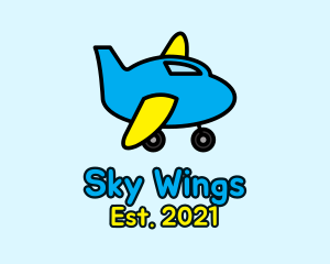 Baby Toy Airplane  logo design