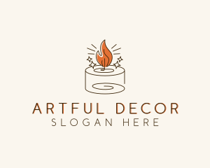 Candle Light Decor logo design