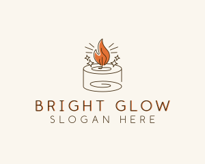 Light - Candle Light Decor logo design
