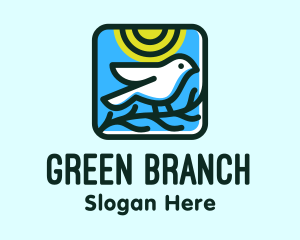 Branch - Perched Pigeon Branch logo design