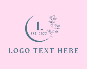 Nail Salon - Elegant Beauty Flower logo design