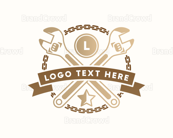 Mechanical Wrench Repair Logo